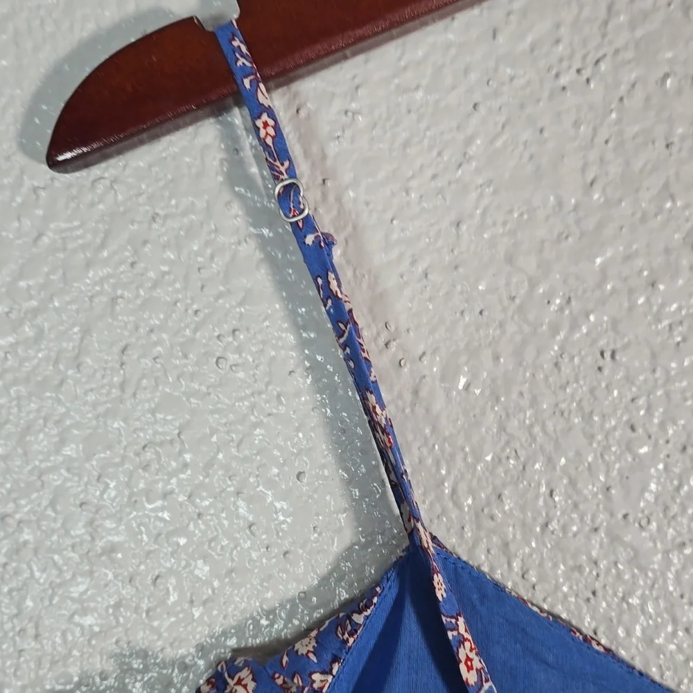 Madewell Cami Ruffle Hem Mini Floral Print Dress - Picture 10 of 12